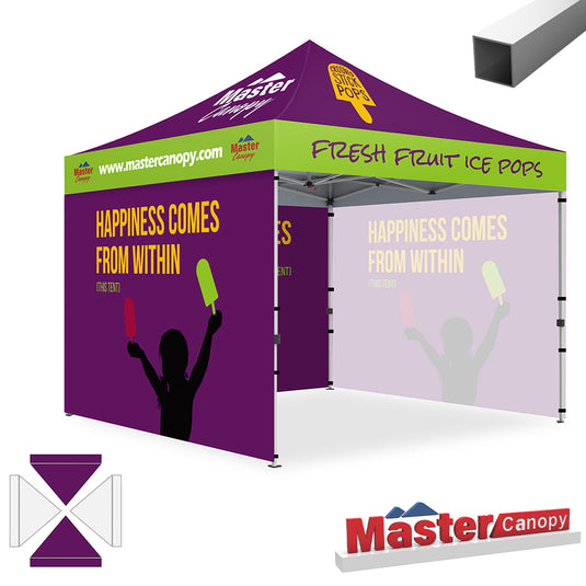Custom Canopy Tent Brand Union (Lite-30 & Core-35) - 10x10, 10x15, 10x20