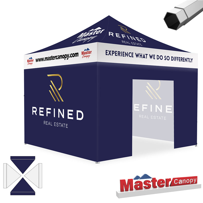 Load image into Gallery viewer, Custom Canopy Tent Brand Union (Lite-30 &amp; Core-35) - 10x10, 10x15, 10x20
