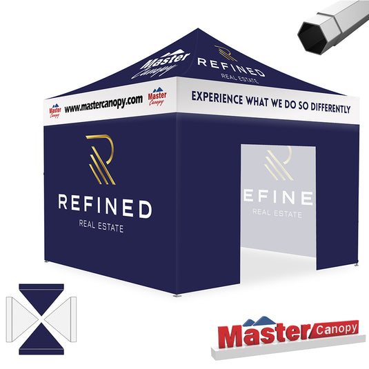 Custom Canopy Tent Brand Union (Lite-30 & Core-35) - 10x10, 10x15, 10x20