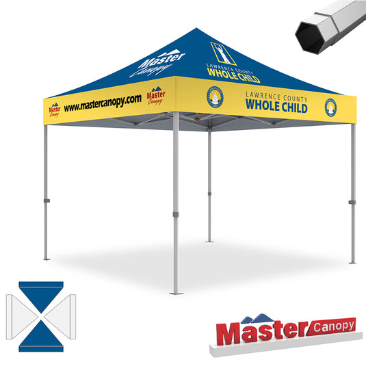 Custom Canopy Tent Brand Union (Lite-30 & Core-35) - 10x10, 10x15, 10x20