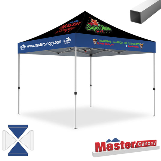 Custom Canopy Tent Brand Union (Lite-30 & Core-35) - 10x10, 10x15, 10x20