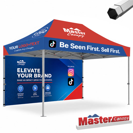 Mastercanopy Core-35 Custom Canopy Tent 10x15 Heavy Duty Pop‑up Personalized