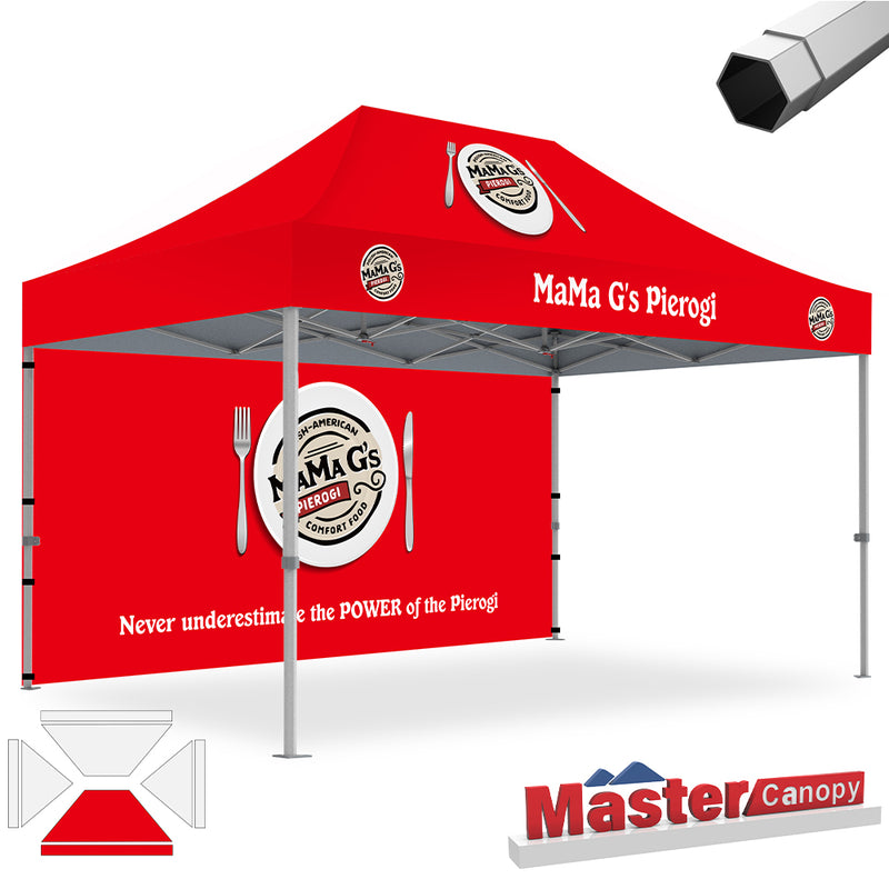 Load image into Gallery viewer, Mastercanopy Core-35 Custom Canopy Tent Heavy Duty Pop‑up Personalized 10x10, 10x15, 10x20
