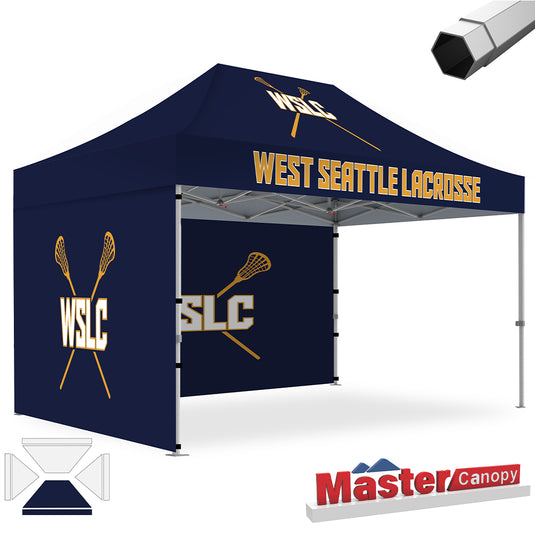 Mastercanopy Core-35 Custom Canopy Tent Heavy Duty Pop‑up Personalized 10x10, 10x15, 10x20