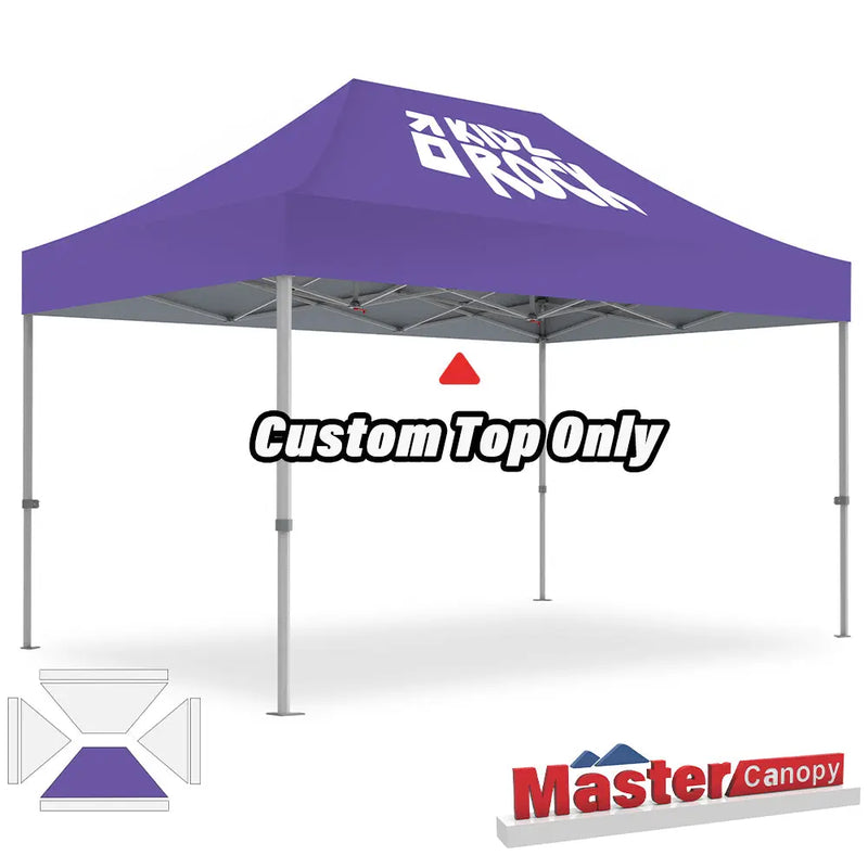 Load image into Gallery viewer, Custom Pop‑up Canopy Tent Top Only – 8x8, 10x10, 10x15, 10x20
