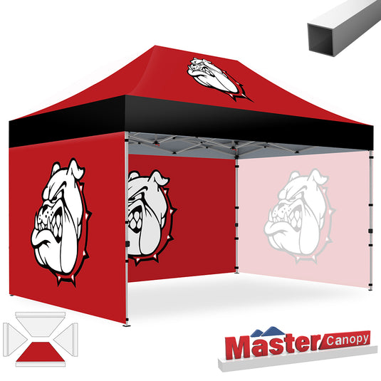 Mastercanopy Lite-30 Custom Canopy Tent Deluxe Easy Pop‑up Personalized 10x10, 10x15, 10x20