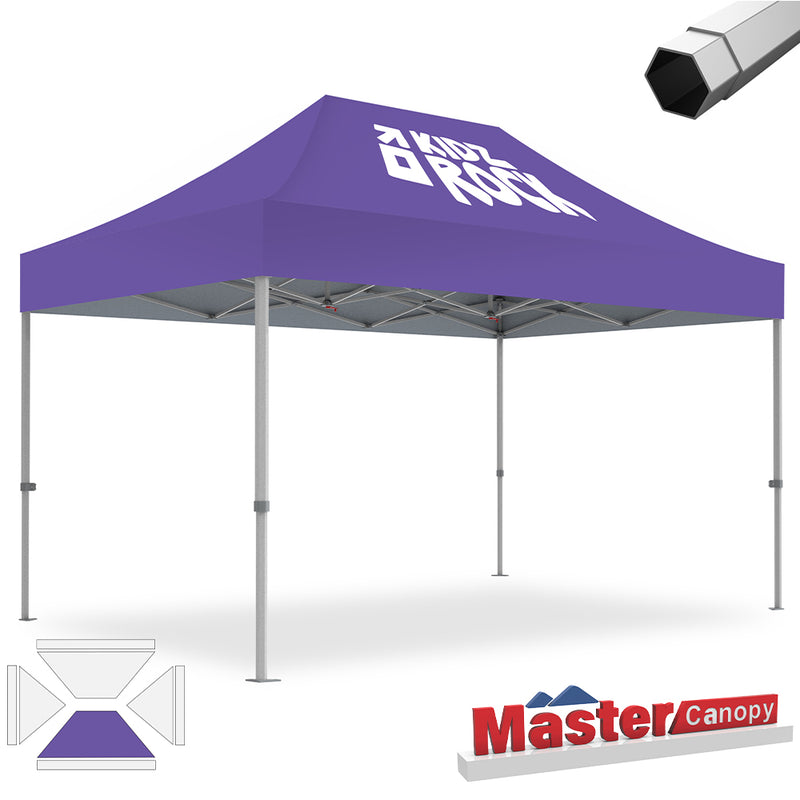 Load image into Gallery viewer, Mastercanopy Core-35 Custom Canopy Tent Heavy Duty Pop‑up Personalized 10x10, 10x15, 10x20
