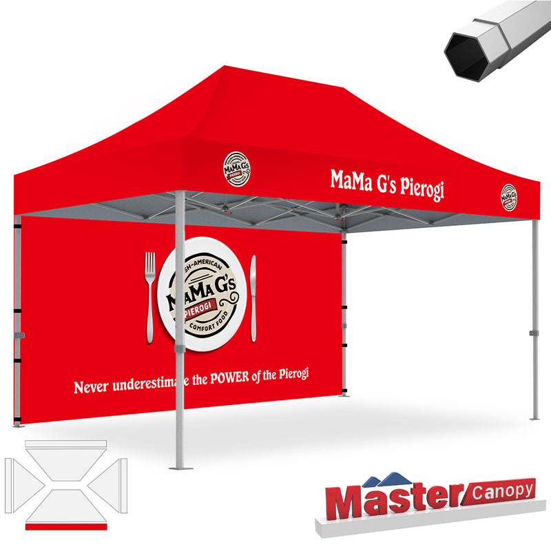 Load image into Gallery viewer, Mastercanopy Core-35 Custom Canopy Tent Heavy Duty Pop‑up Personalized 10x10, 10x15, 10x20
