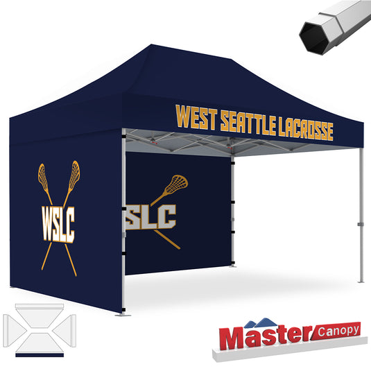 Mastercanopy Core-35 Custom Canopy Tent Heavy Duty Pop‑up Personalized 10x10, 10x15, 10x20