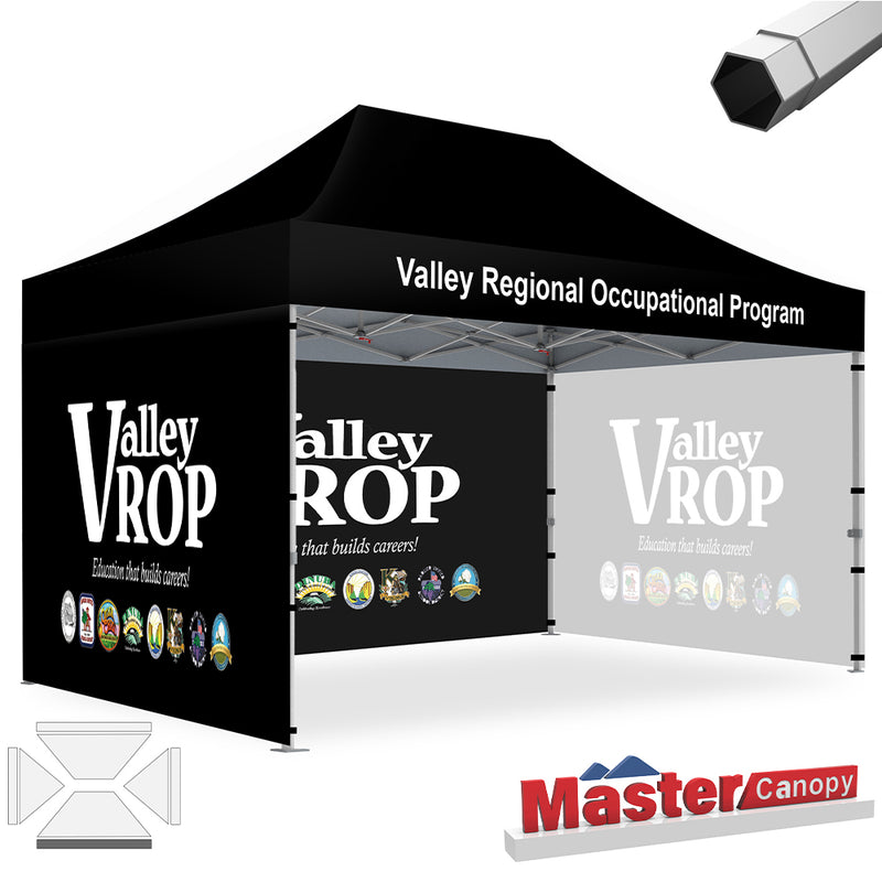 Load image into Gallery viewer, Mastercanopy Core-35 Custom Canopy Tent Heavy Duty Pop‑up Personalized 10x10, 10x15, 10x20
