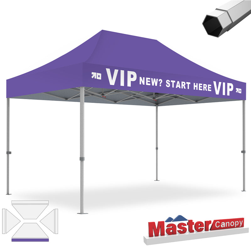 Load image into Gallery viewer, Mastercanopy Core-35 Custom Canopy Tent Heavy Duty Pop‑up Personalized 10x10, 10x15, 10x20
