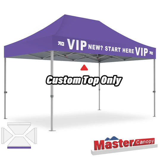 Custom Pop‑up Canopy Tent Top Only – 8x8, 10x10, 10x15, 10x20