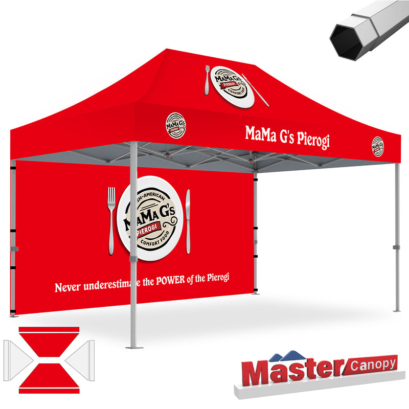 Load image into Gallery viewer, Mastercanopy Core-35 Custom Canopy Tent Heavy Duty Pop‑up Personalized 10x10, 10x15, 10x20
