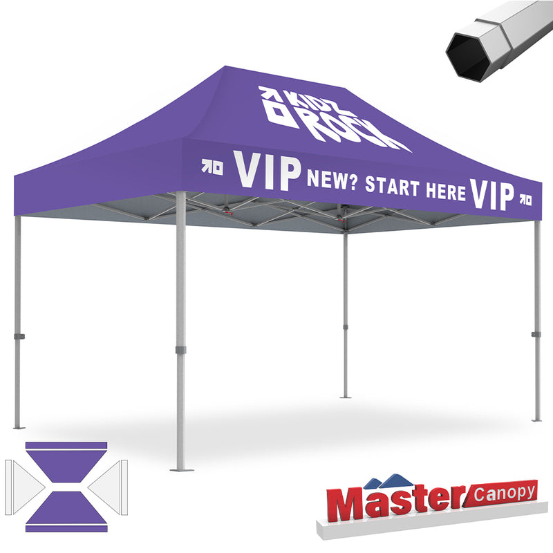 Load image into Gallery viewer, Mastercanopy Core-35 Custom Canopy Tent Heavy Duty Pop‑up Personalized 10x10, 10x15, 10x20
