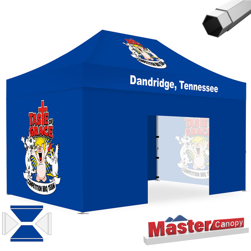 Load image into Gallery viewer, Mastercanopy Core-35 Custom Canopy Tent Heavy Duty Pop‑up Personalized 10x10, 10x15, 10x20
