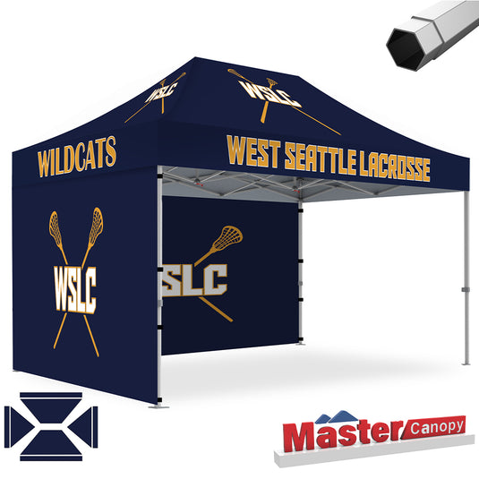 Mastercanopy Core-35 Custom Canopy Tent Heavy Duty Pop‑up Personalized 10x10, 10x15, 10x20