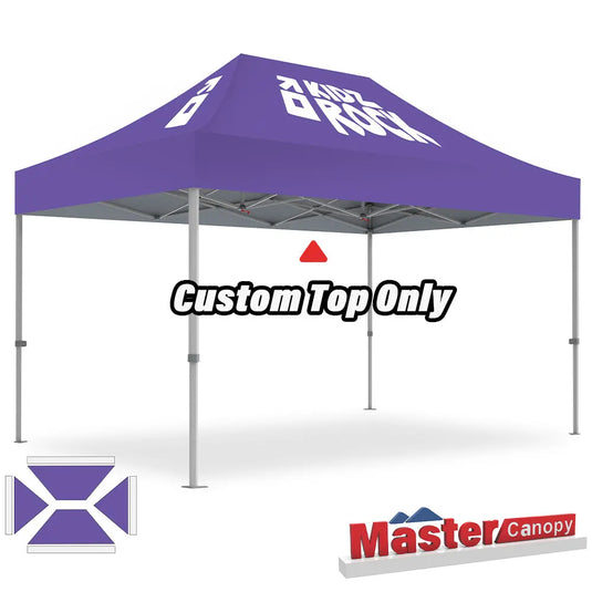 Custom Pop‑up Canopy Tent Top Only – 8x8, 10x10, 10x15, 10x20
