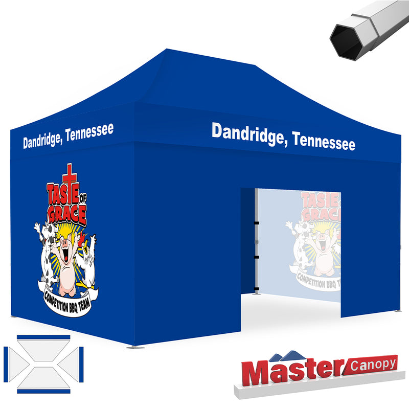 Load image into Gallery viewer, Mastercanopy Core-35 Custom Canopy Tent Heavy Duty Pop‑up Personalized 10x10, 10x15, 10x20
