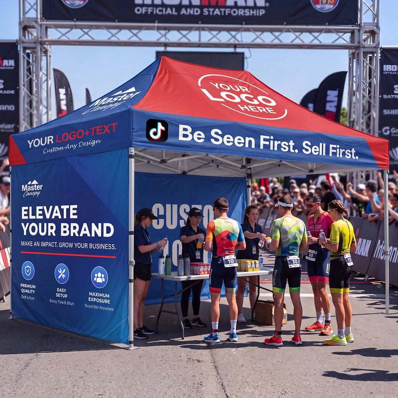 Load image into Gallery viewer, Mastercanopy Core-35 Custom Canopy Tent 10x15 Heavy Duty Pop‑up Personalized
