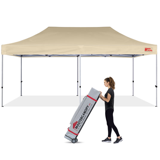 Mastercanopy Lite-30 Commercial Canopy Tent Instant Shelter - 10x10, 10x15, 10x20