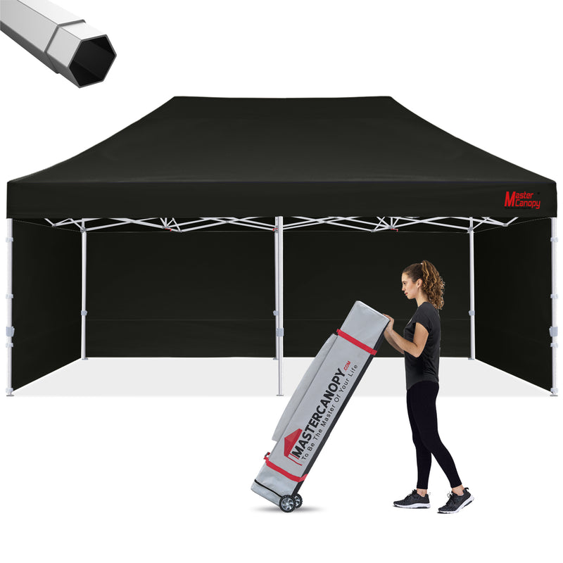 Load image into Gallery viewer, Mastercanopy Core-35 Premium Heavy Duty Instant Canopy Tent with Sidewalls - 10x10, 10x15, 10x20
