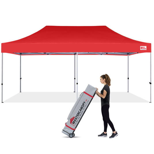 Mastercanopy Lite-30 Commercial Canopy Tent Instant Shelter - 10x10, 10x15, 10x20