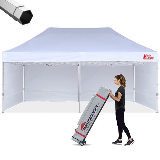 Mastercanopy Core-35 Premium Heavy Duty Instant Canopy Tent with Sidewalls - 10x10, 10x15, 10x20