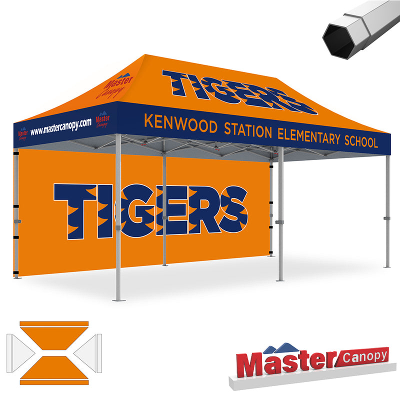 Load image into Gallery viewer, Custom Canopy Tent Brand Union (Lite-30 &amp; Core-35) - 10x10, 10x15, 10x20
