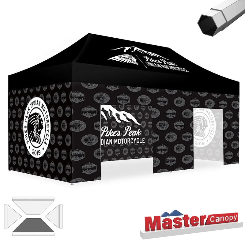 Load image into Gallery viewer, Mastercanopy Core-35 Custom Canopy Tent Heavy Duty Pop‑up Personalized 10x10, 10x15, 10x20

