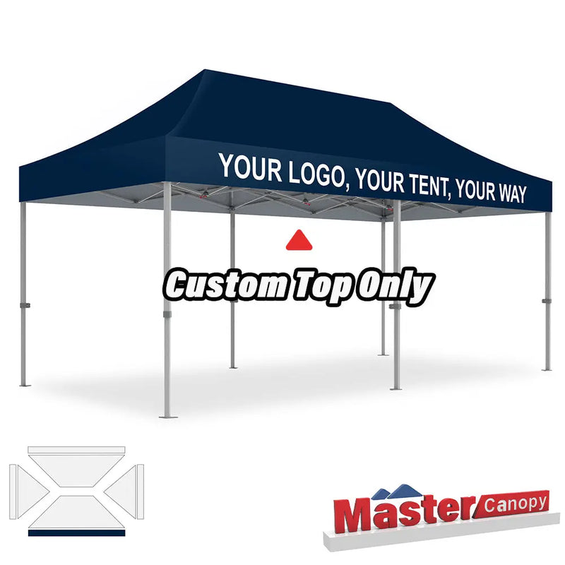 Load image into Gallery viewer, Custom Pop‑up Canopy Tent Top Only – 8x8, 10x10, 10x15, 10x20
