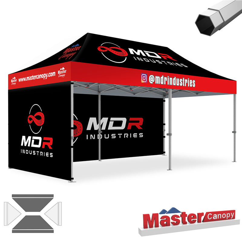 Load image into Gallery viewer, Custom Canopy Tent Brand Union (Lite-30 &amp; Core-35) - 10x10, 10x15, 10x20
