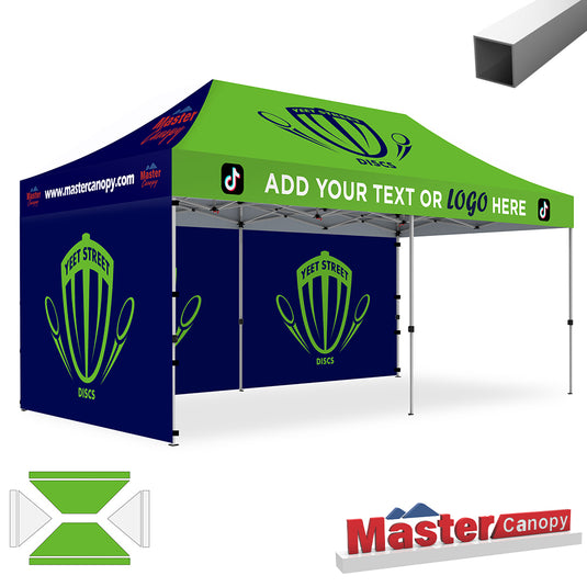 Custom Canopy Tent Brand Union (Lite-30 & Core-35) - 10x10, 10x15, 10x20
