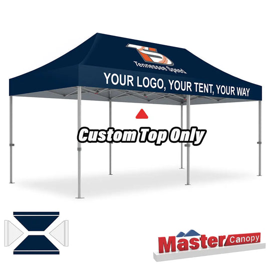 Custom Pop‑up Canopy Tent Top Only – 8x8, 10x10, 10x15, 10x20
