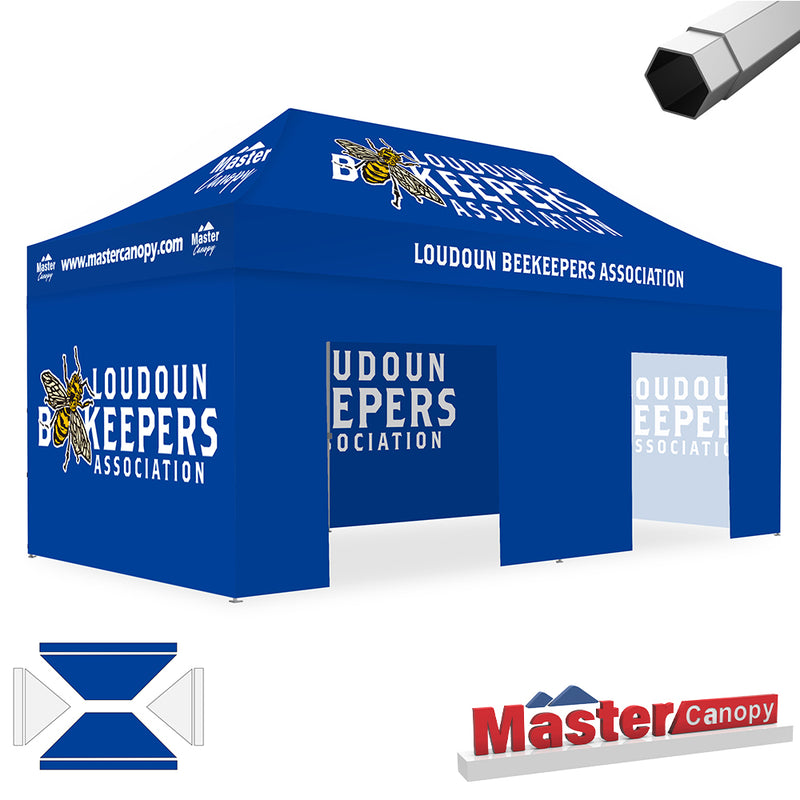 Load image into Gallery viewer, Custom Canopy Tent Brand Union (Lite-30 &amp; Core-35) - 10x10, 10x15, 10x20

