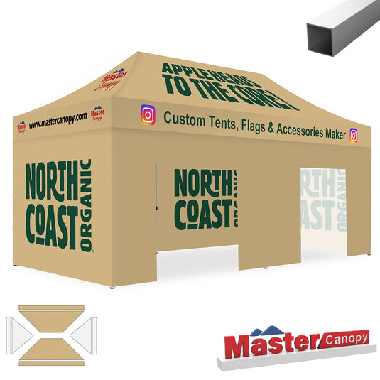 Custom Canopy Tent Brand Union (Lite-30 & Core-35) - 10x10, 10x15, 10x20