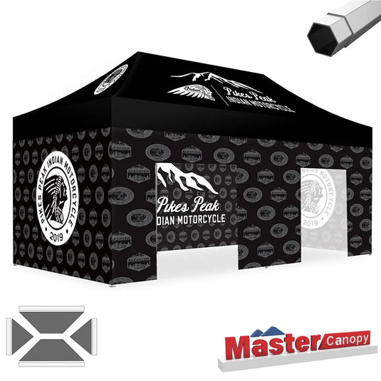 Mastercanopy Core-35 Custom Canopy Tent Heavy Duty Pop‑up Personalized 10x10, 10x15, 10x20