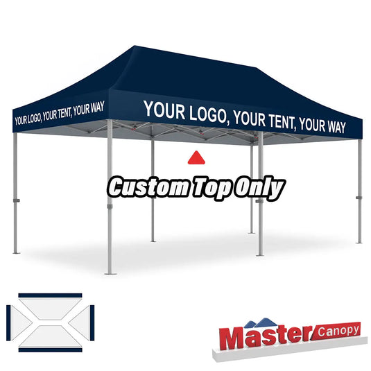 Custom Pop‑up Canopy Tent Top Only – 8x8, 10x10, 10x15, 10x20