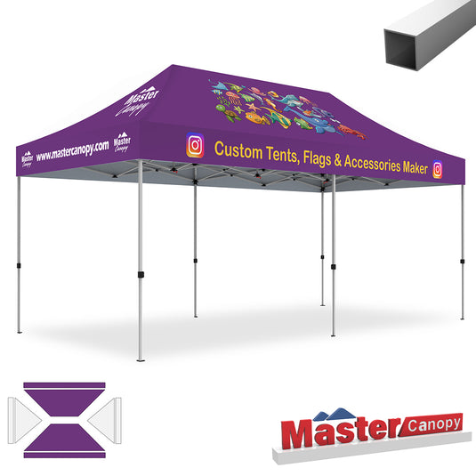 Custom Canopy Tent Brand Union (Lite-30 & Core-35) - 10x10, 10x15, 10x20