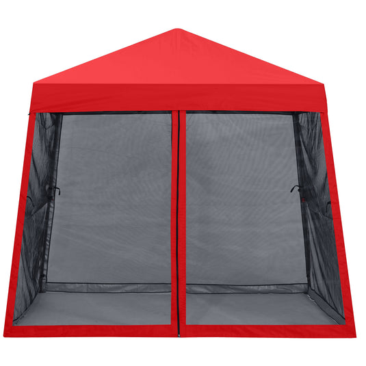 Leisure Sports Stable Pop-Up Canopy Tent with Mosquito Netting - 8x8, 10x10, 11x11