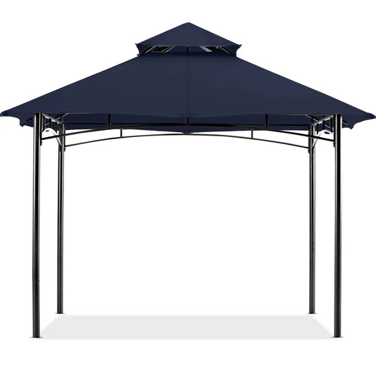 10x12/11x11 Outdoor Garden Patio Gazebo with Stable Steel Farme-CA