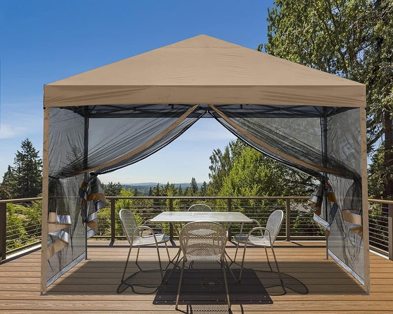 Load image into Gallery viewer, 8x8, 10x10 Leisure Sports Pop-Up Easy Setup Outdoor Canopy Tent with Netting-CA
