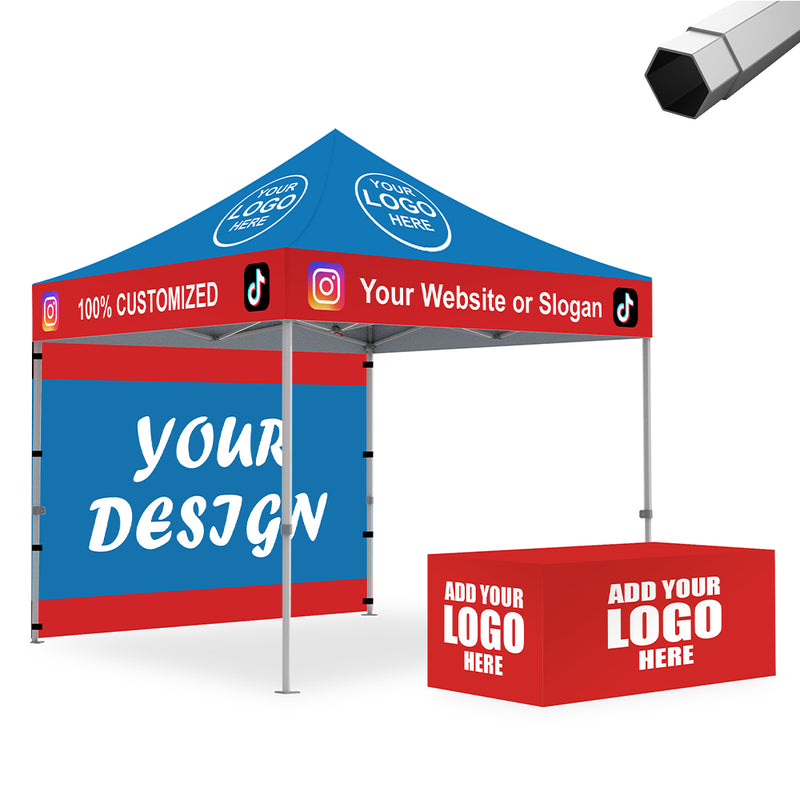 Load image into Gallery viewer, Mastercanopy Core-35 Custom Canopy Tent 10x10 Full Case Vision Super Value Package
