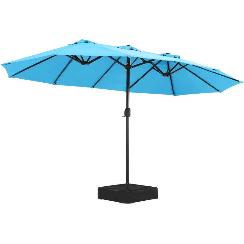 Load image into Gallery viewer, 15FT Patio Outdoor Umbrella Double Sided Large Umbrella
