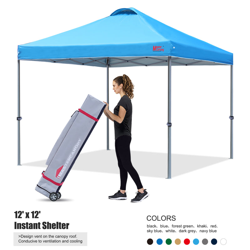 Load image into Gallery viewer, Leisure Sports Durable Ez Pop-Up Canopy Tent with Vented Top - 8x8, 10x10, 12x12
