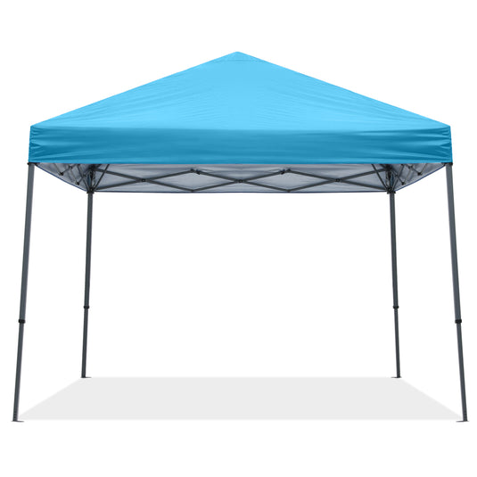 Leisure Sports Portable Pop-Up Canopy Tent with Large Base - 8x8, 10x10, 12x12