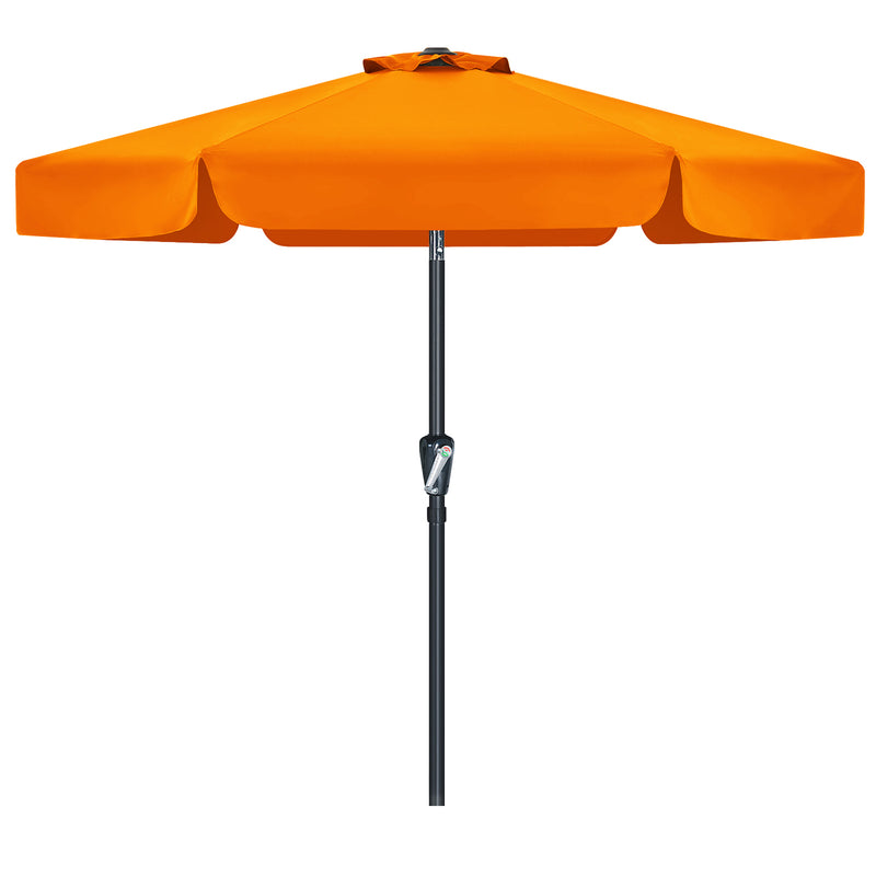 Load image into Gallery viewer, MASTERCANOPY Valance Patio Umbrella for Outdoor Table Market 6/8 Ribs
