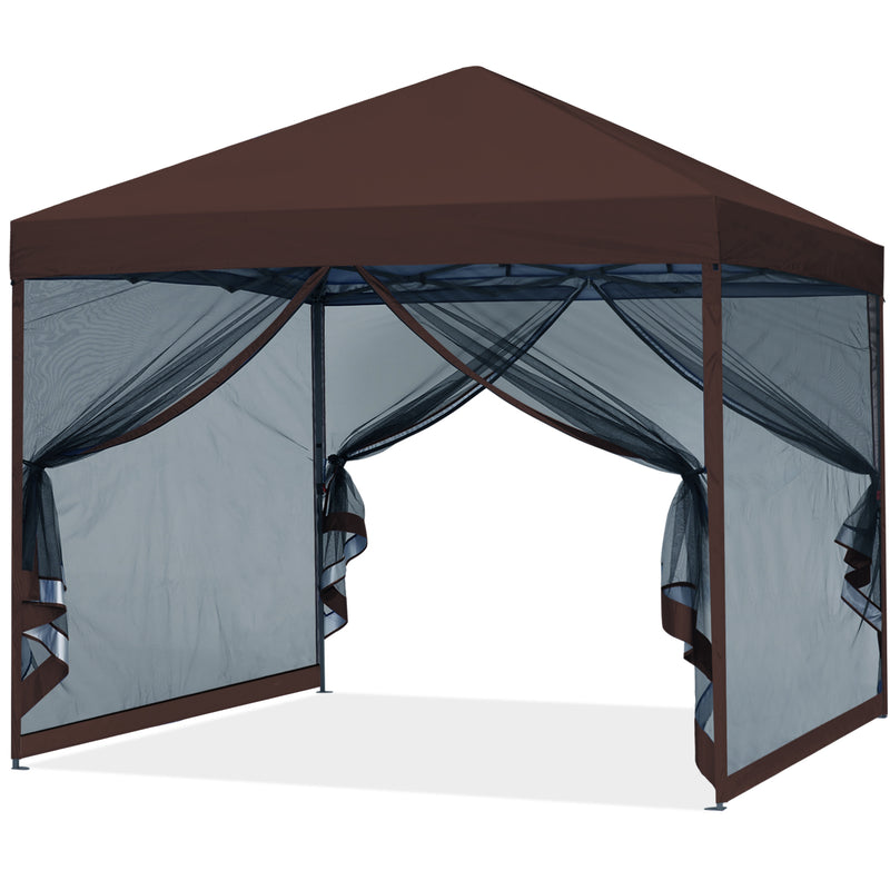 Load image into Gallery viewer, Leisure Sports Pop-Up Easy Setup Outdoor Canopy Tent with Netting Screen Walls - 8x8, 10x10
