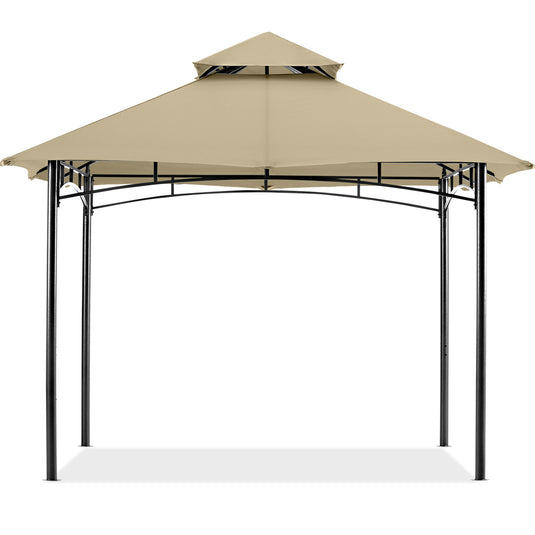 9x9/10x12/11x11 Outdoor Garden Patio Gazebo with Stable Steel Farme