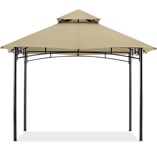 10x12/11x11 Outdoor Garden Patio Gazebo with Stable Steel Farme-CA
