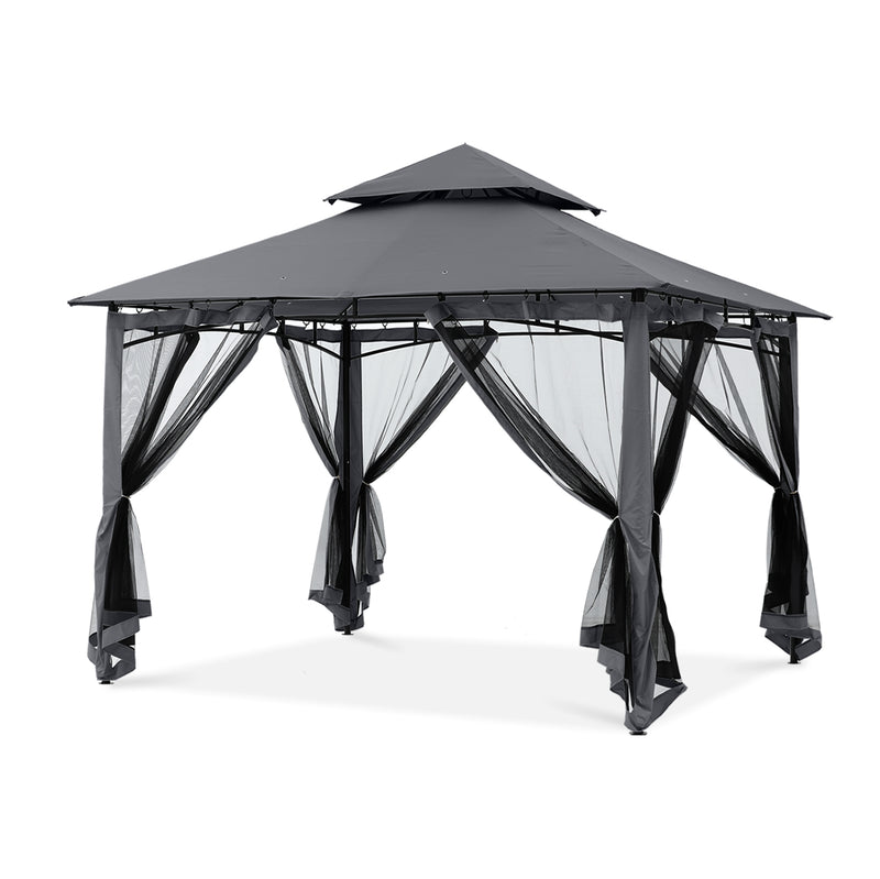 Load image into Gallery viewer, 9x9/11x11/10x12 Outdoor Garden Patio Gazebo with Netting Walls
